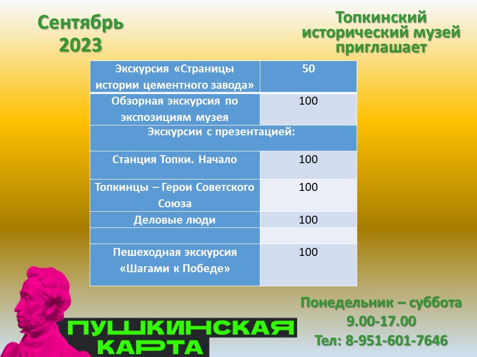 Сентябрь 2023 ПК